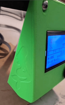 CR-10 and CR-10S Screen Control Box with Optional Mermaid Decal 3d model
