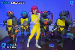 April - TMNT 3D Printable - Teenage Mutant Ninja Turtles (80s-90s Cartoons) 3d model