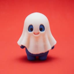 Ghost Clicky Keychain - Halloween Special 3d model