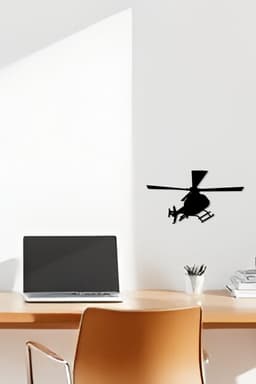 Helicopter Wall Art, Wall Decor, Home Decor 3d model