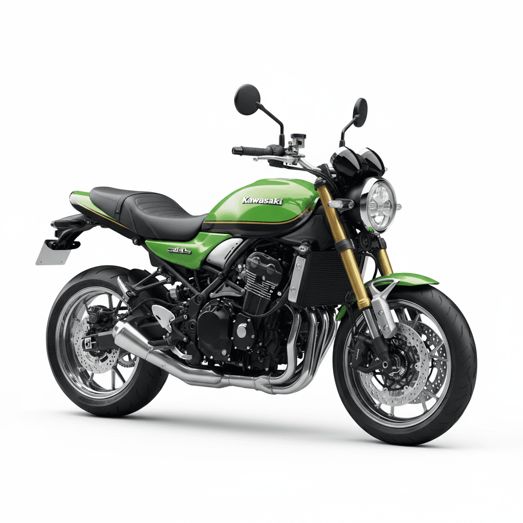 Kawasaki Z900RS Neo Retro Motorcycle 3d model