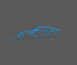Aston Martin - DBS supperlegger Wall Art 3d model
