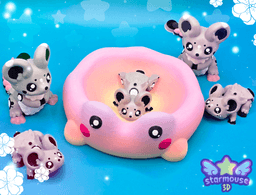 Soot Mice 3d model