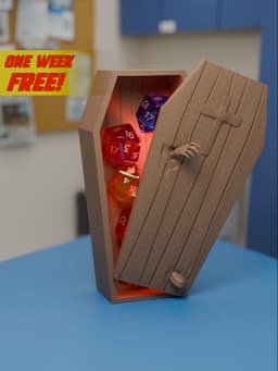 Coffin Dice Box 3d model