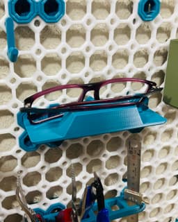Holder for sunglasses and reading glasses for Multiboard 3d model