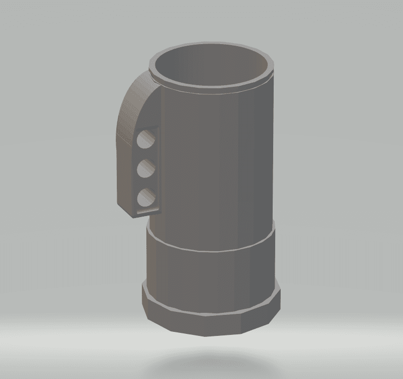 FHW: Tall Can Air gap cup v2 3d model