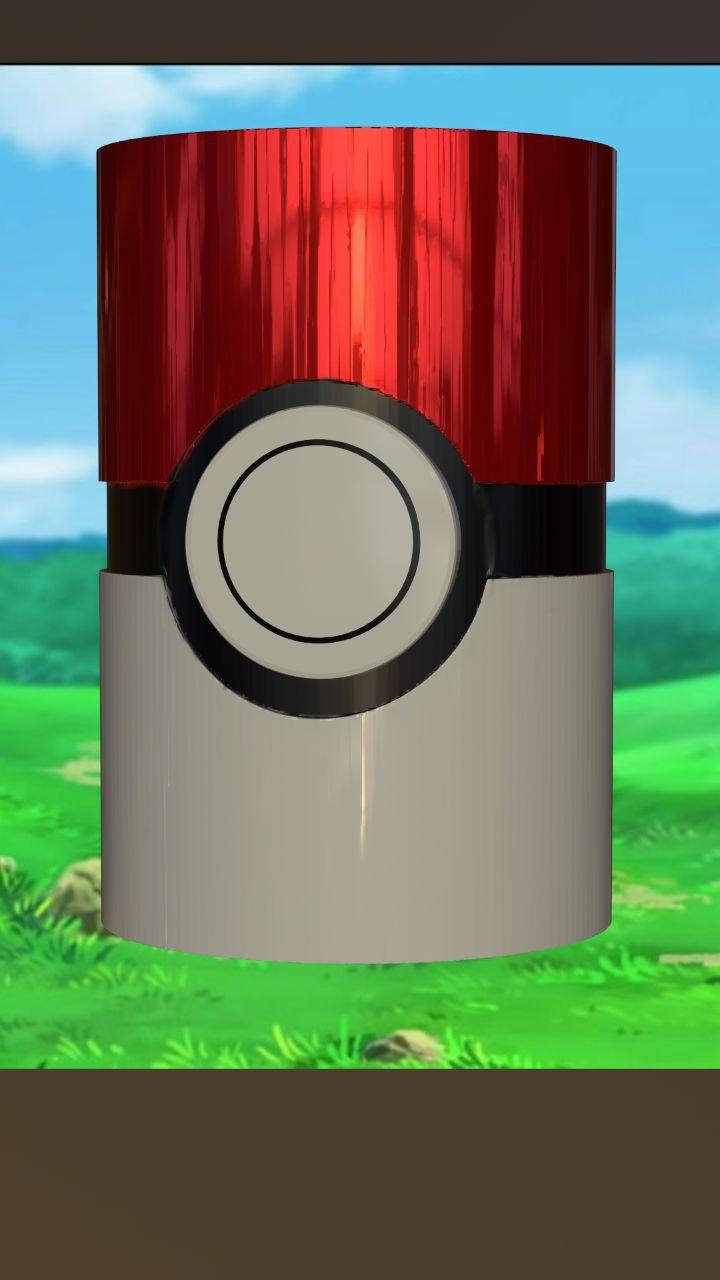 Remix of Blank Can Cup RETURNS! pokeball pokemon 3d model