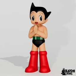 ASTROBOY ART TOY FIGURA 3d model