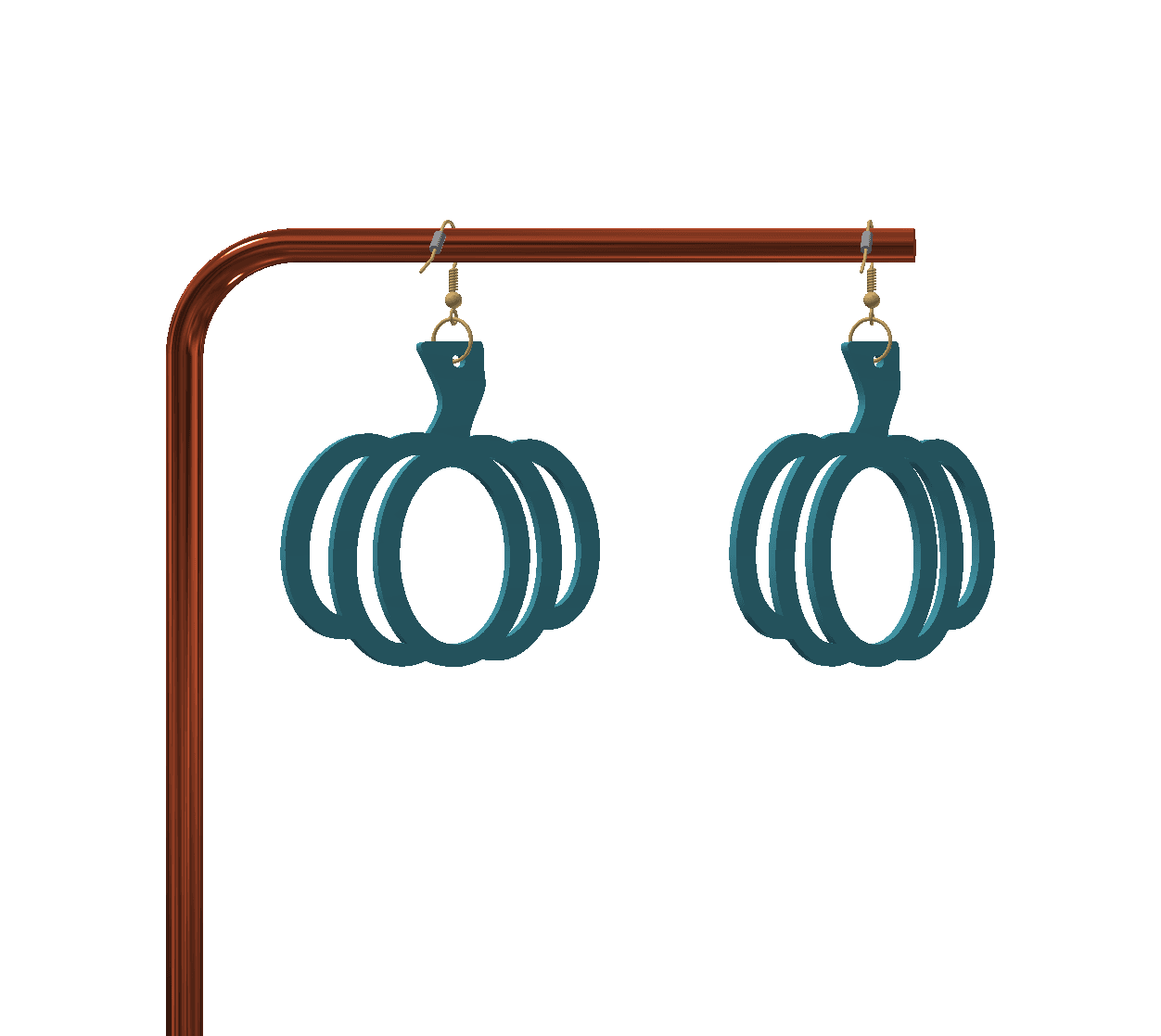 Cute keychain / earrings 3d model