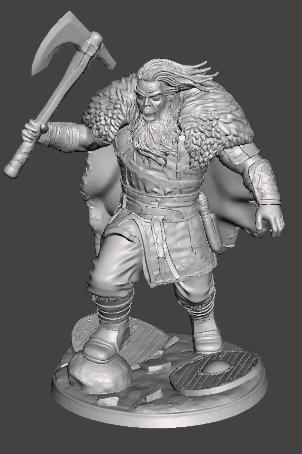 Viking Warrior 3d model