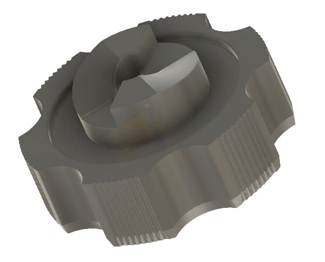 Mic Stand Knob 3d model