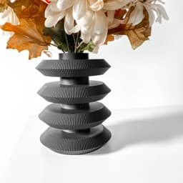 The Enima Vase, No Supports Required | Modern and Unique Home Decor for Dried Flower Arrangement 3d model