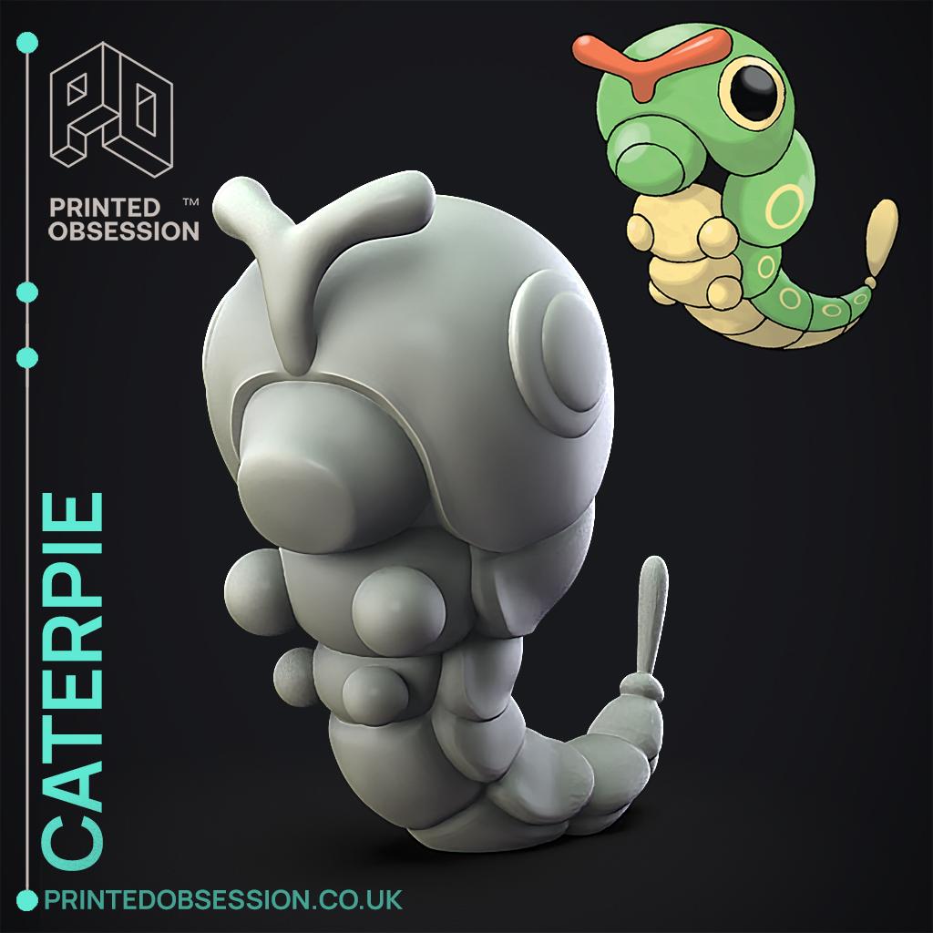 Caterpie - Pokemon - Fan Art 3d model