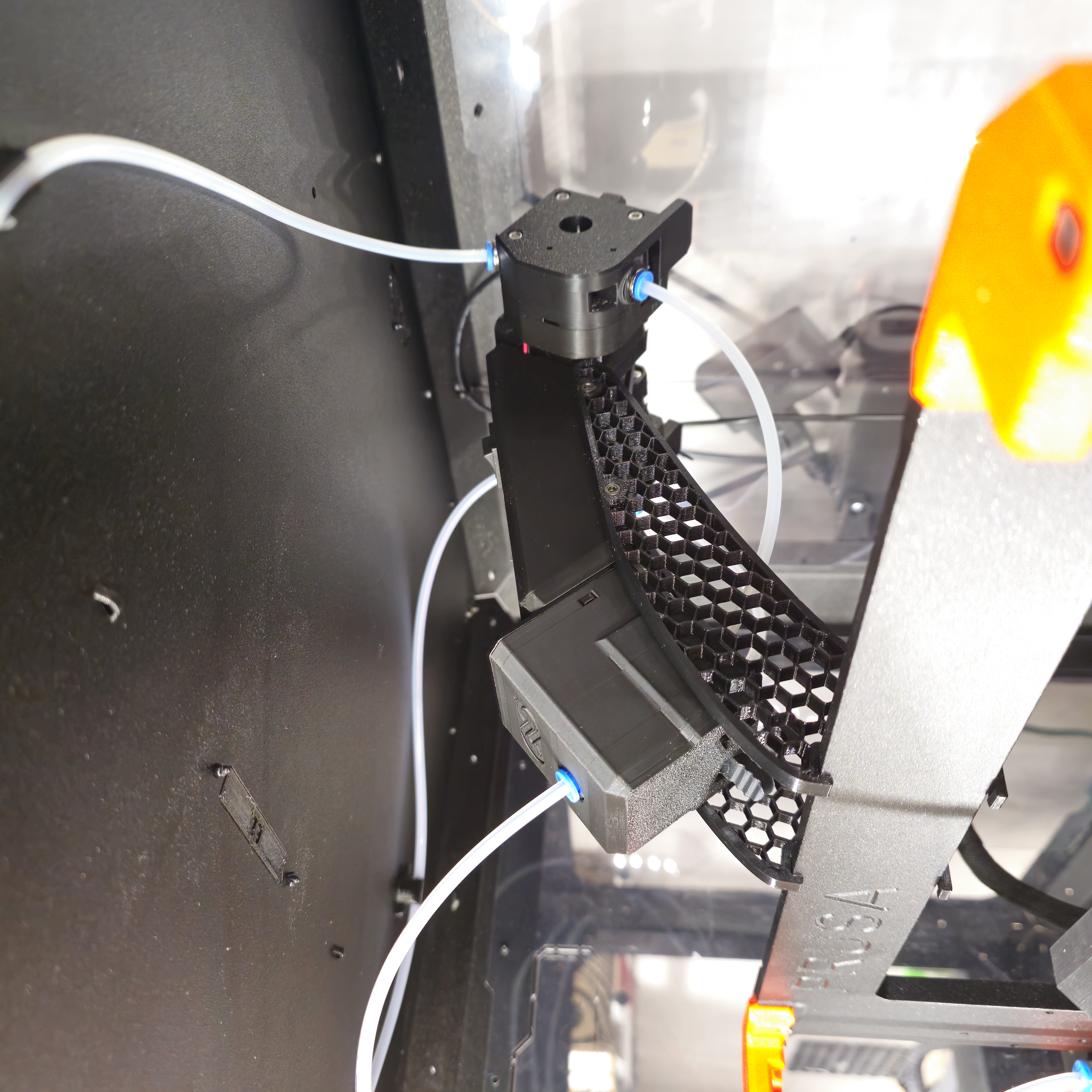 Infinity Flow Prusa Frame Mount and Enclosure Items 3d model
