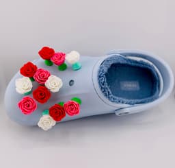 Rose Shoe Charm 3d model
