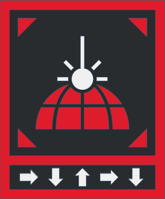 Helldivers 2 Stratagem Plaque (Orbital Laser) 3d model