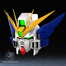 Wing Mecha Zero EW Helmet 3D Printer STL File 3d model