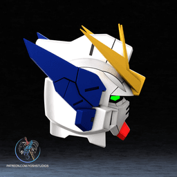 Wing Mecha Zero EW Helmet 3D Printer STL File 3d model
