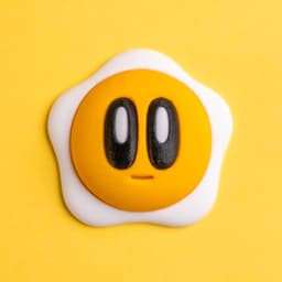 Blob Egg and Yolkies - Crackin Egg Container and Yolk Art Toys 3d model