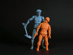 Jointed Army men 3d model
