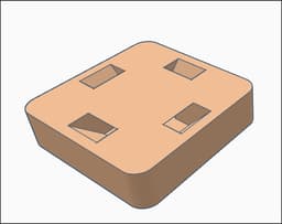 TwistLock 2020 Extrusion ZipTie Anchor.stl 3d model