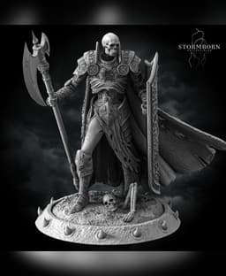 (32mm) Skeleton Commander 3d model