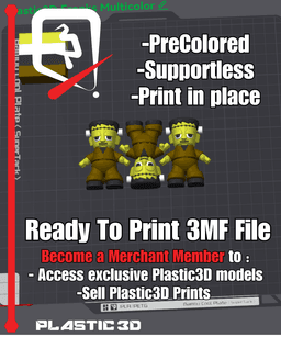 Articulated Franks — A Monster March for Your Desk 3d model