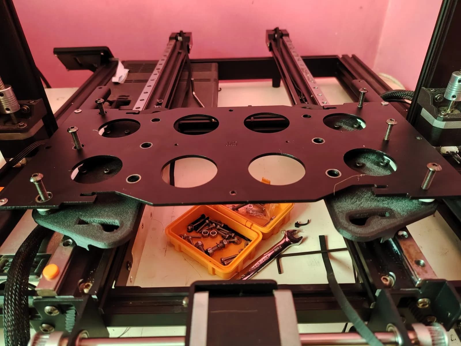 Kobra Max Linear rail y axis upgrade 3d model