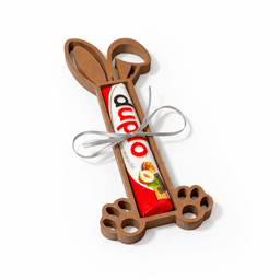 KINDER CHOCOLATE BAR BUNNY (HOLDER) / DUPLO BUNNY / EASTER GIFT IDEA / CUTE EASTER GIFT 3d model