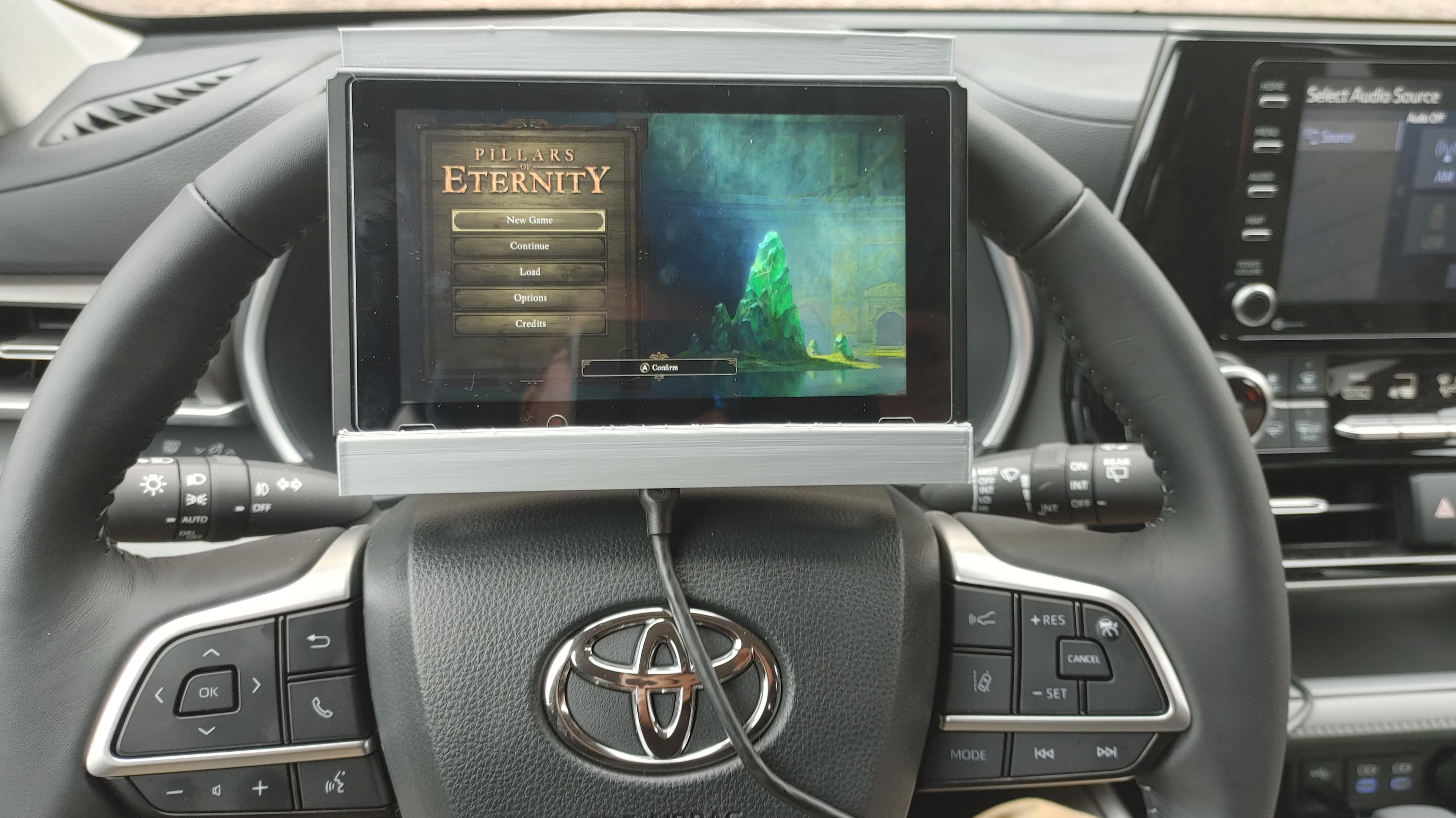 Switch Steering Wheel Mount 3d model