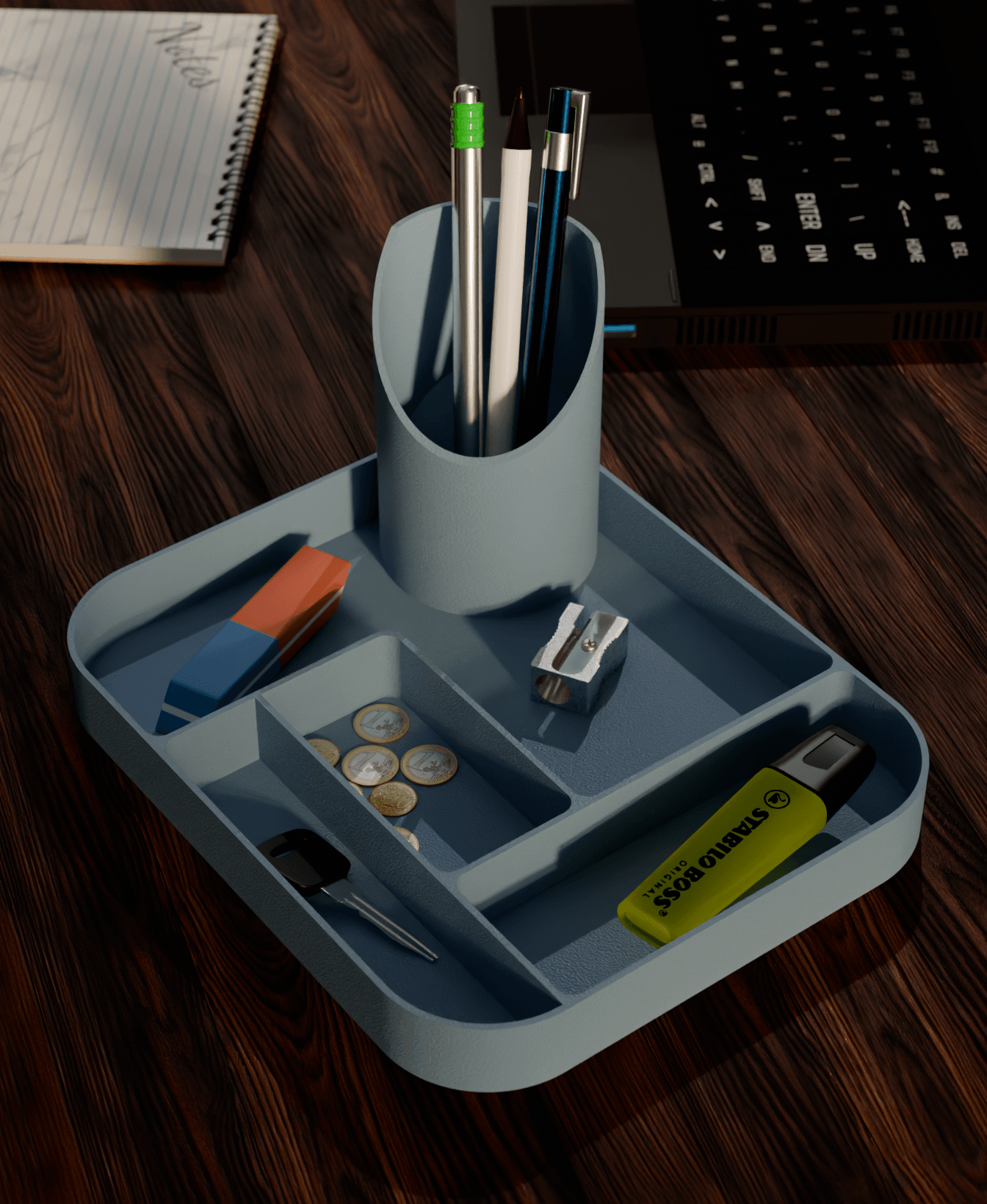 TidyTray Desk Organizer 3d model