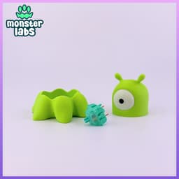 EXCLUSIVE: Alien Fidget Clicker Keychain 3d model