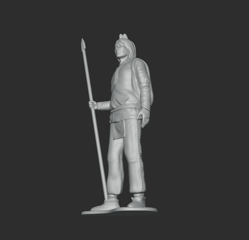 Toy Soldier Set: Indian 001 3d model