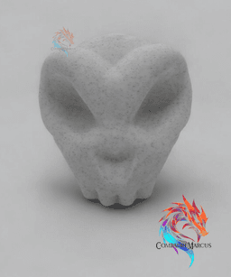 Alien Skull Trio / set of 3/ 3mf included 3d model