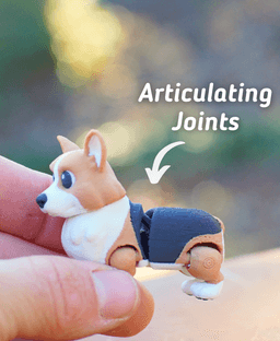 Corgi - Articulated Ludo Dog 3d model