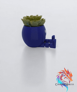 Flexi Legs Planter - set of 2 / no supports / 3mf included 3d model
