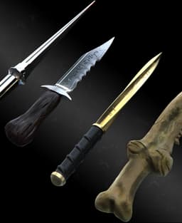 Supernatural 4 Blade set 3d model