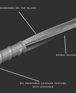 Supernatural 4 Blade set 3d model