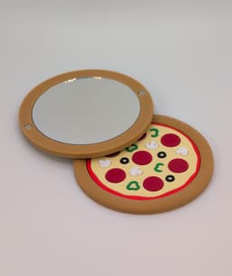 Pizza Compact Mirrors! 3d model
