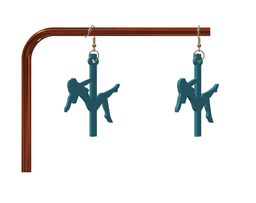 Naughty keychain / earrings 3d model