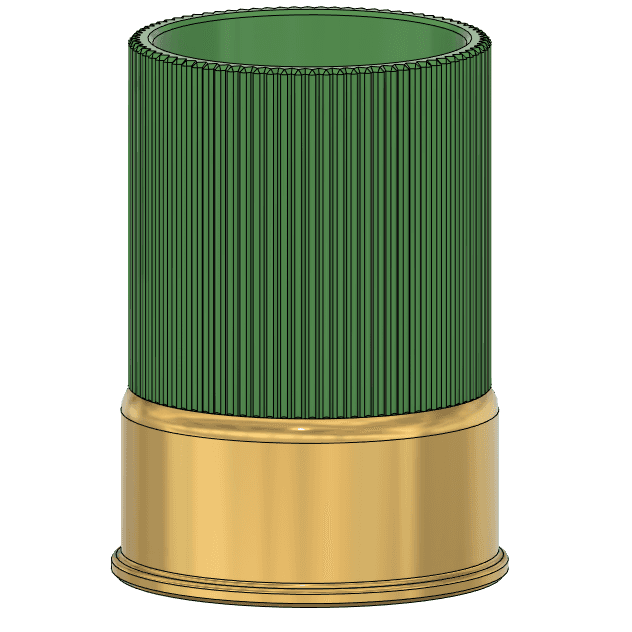 12oz Threaded Shotgun Shell Can Cup - 3D model by Glytch3d on Thangs