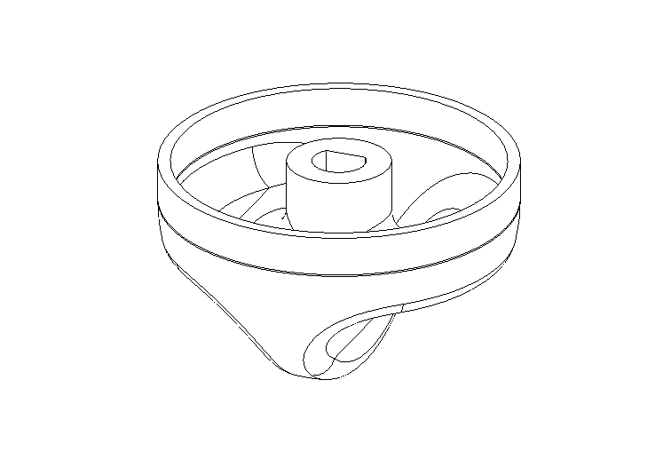 Oven Knob Replacement (Parametric) 3d model