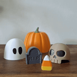 Halloween Matryoshka Doll 3d model