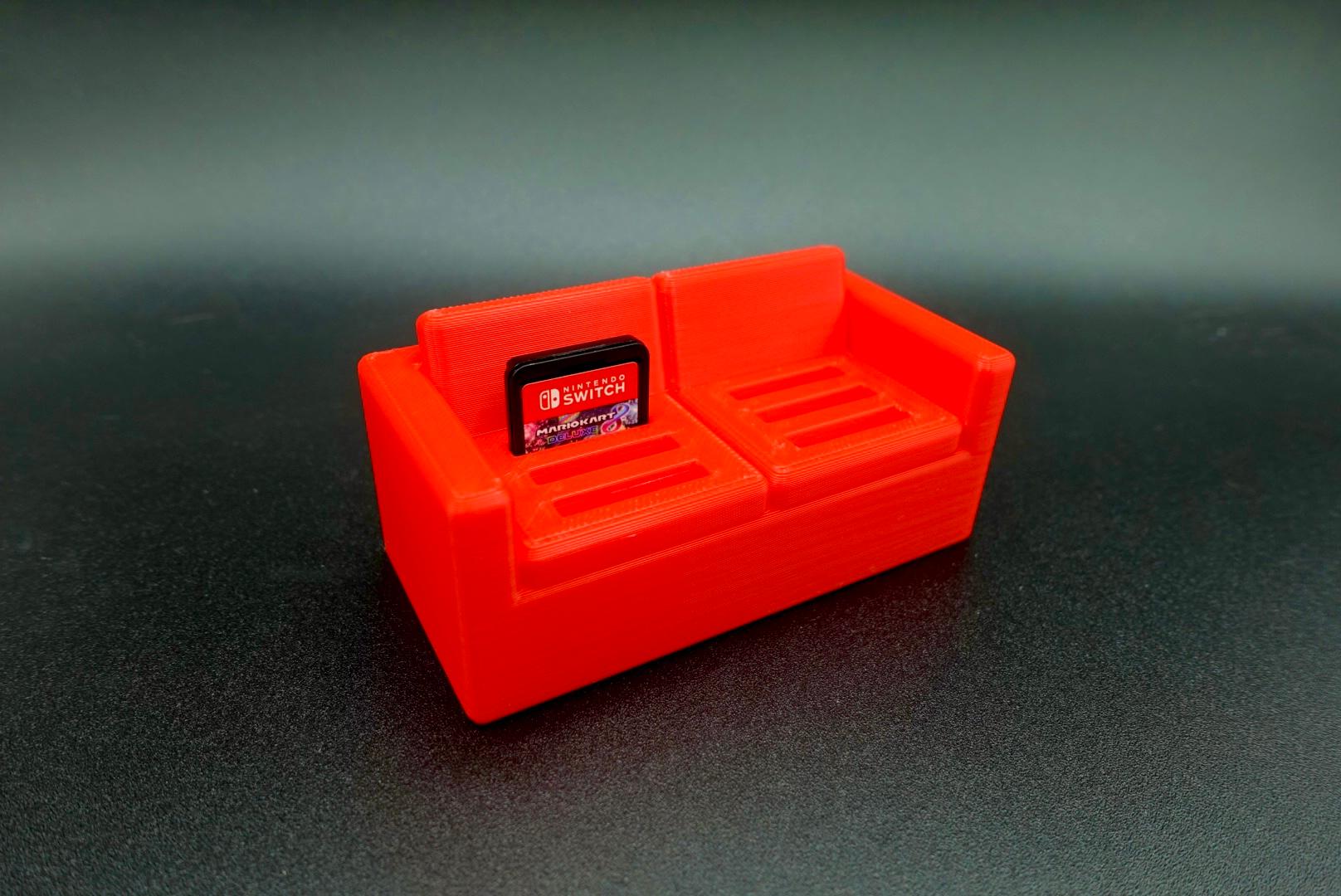 Nintendo Switch Game Organizer Mini Sofa 3d model