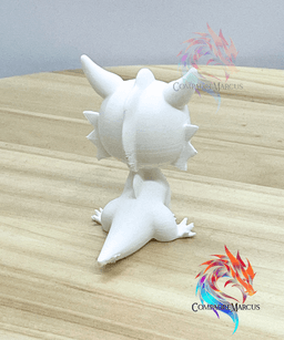 Charming mini dragon 3 / 3mf included 3d model