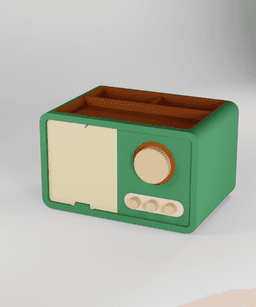 ECHO-VAULT ORGANIZER WITH HIDDEN STORAGE | NO SUPPORTS, NO GLUE, NO AMS 3d model