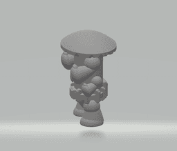 FHW Shroomie giant with belt Myconids 3d model