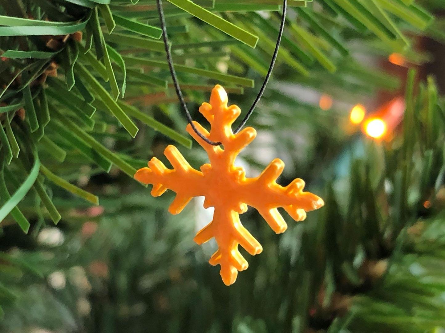 Mini Snowflake Christmas Ornament 3d model