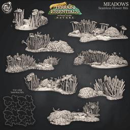 Meadows n Countryside Set (Pre-Supported) 3d model