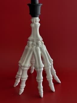 Skeleton Hand Candle Holder 3d model
